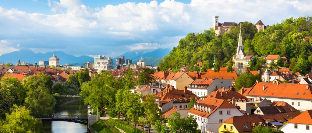 Ljubljana- view on the city